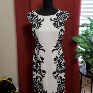 Black and white  dress
